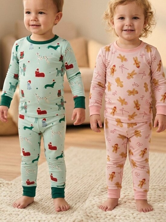 Kiki + Lulu | Toast + Jams Other - 3T Bamboo Pajama Bundle (2) | Kiki + Lulu | Toast + Jams
